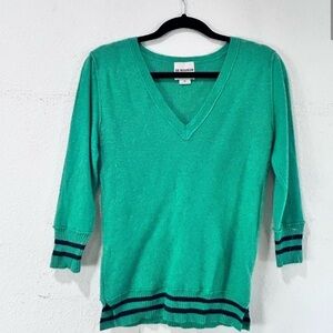 DE RIGUEUR wool blend green sweater size:M